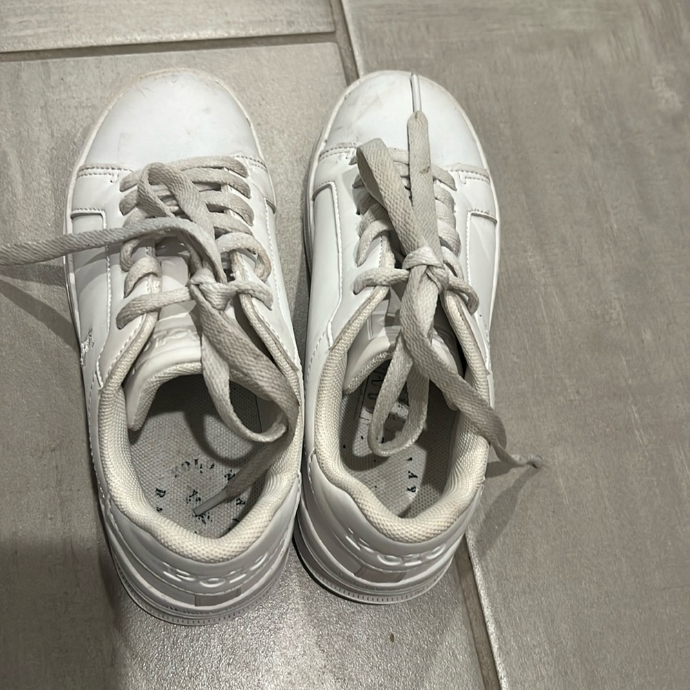 Polo by Ralph Lauren Kids White Sneakers leather in size 1